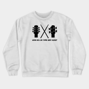 Guitar Drum Bass (black) Crewneck Sweatshirt